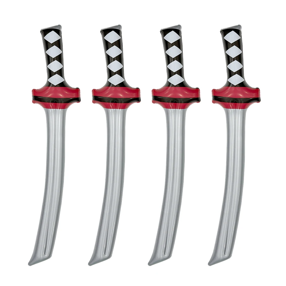 4pcs  Inflatable Sword Inflatable Knife Used for Event Theme Parties Role Playing Christmas Games Stage Props Halloween