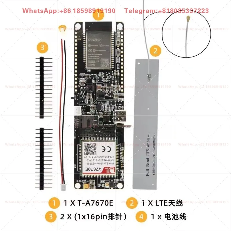 2026 LILYGO TTGO T-A7670G/E/SA R2 ESP32 4G LTE CAT1 SIM Module TF Card Programming IOT Terminal Development Board