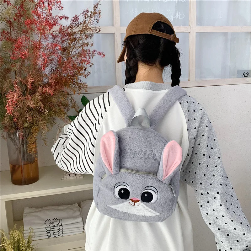 Nova disney 2026 zootopia nick wilde em forma de bolsa crossbody feminina, moderna e versátil, mochila infantil presente