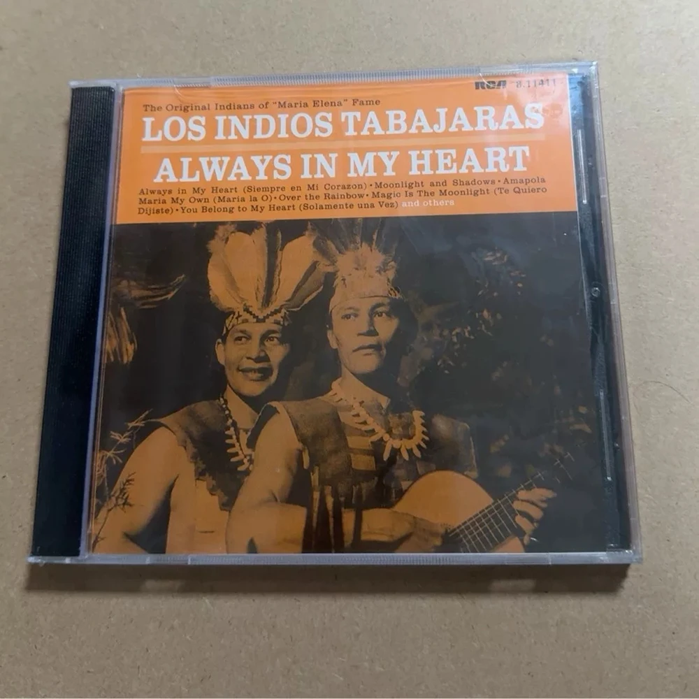 CD de Música Folclórica Los Indios Tabajaras, Álbum Siempre en Mi Corazón, Música Over The Rainbow, Disco de Música para Cosplay, Walkman, Bandas Sonoras para Coche, Caja