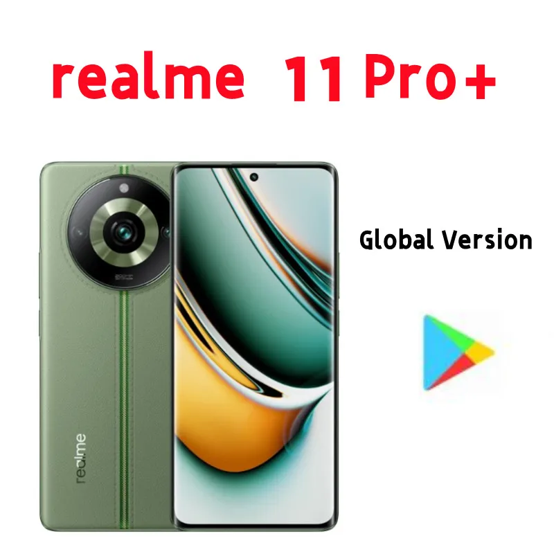 النسخة العالمية الأصلية الجديدة Realme 11 Pro Plus + 5G MTK Dimensity7050 6.7 بوصة OLED 200MP كاميرا NFC 5000mAh 100W شحن فائق #2