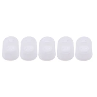 5pcs/Lot Multifunctional Silicone Thimbles Hollowed Out Breathable Protective Finger Sleeve DIY Crafts Sewing Accessories 4