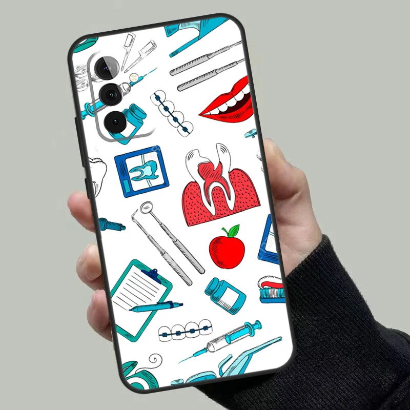 Dentist Tooth Dental Hygienist Case For Samsung Galaxy A54 A53 A52 A34 A32 A72 A13 A23 A14 A33 A12 A22 A71 A51 Phone Cover