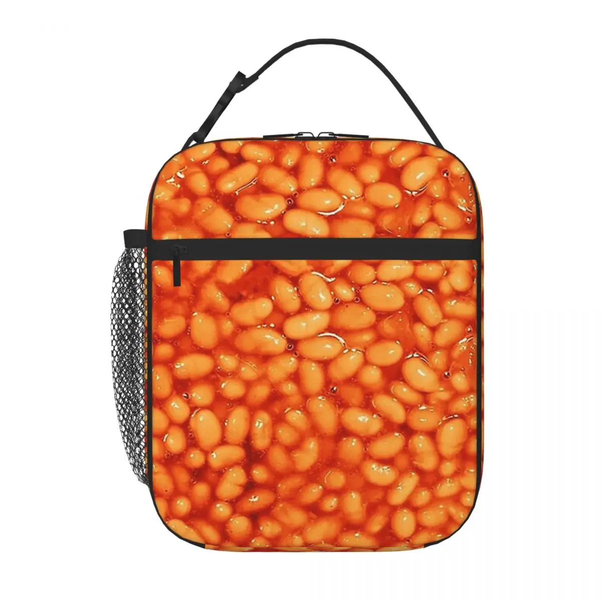 Beans In Things Pattern Lunch Bags Insulated Bento Box Waterproof Lunch Tote Resuable Picnic Bags Cooler Thermal Bag for Woman