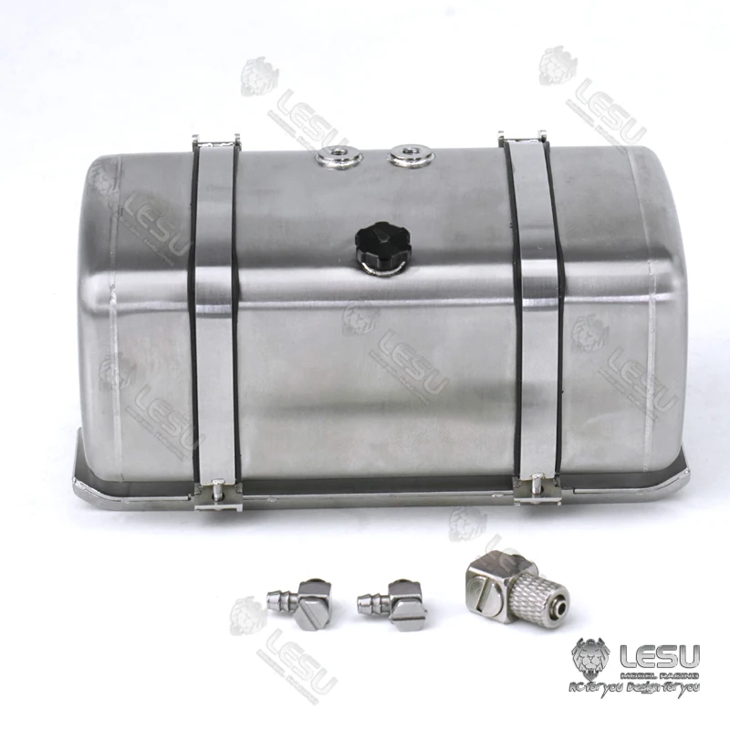 LESU 1/14 Metal 90/80/100MM Fuel Tank For DIY Hydraulic Dumper Tractor Truck Model Toy Parts TOUCAN HOBBY Accessories TH15871