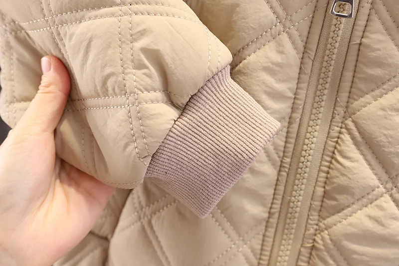 1 2 3 4 Jahre Herbst Winter Baby Jungen Bekleidungssets Kinder Baumwoll-Gefütterte Jacke mit Reißverschluss + Hose 2-teilige Outfits Kinder Trainingsanzüge – Detail 11