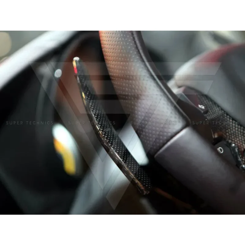 Dry Carbon Fiber Interior Shift Paddles For Ferrari F12 Berlinetta Steering Wheel Shift Paddles