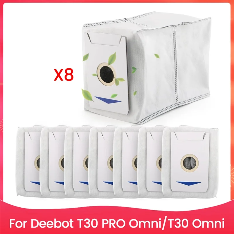 【Горячий торт】Высокоэффективные мешки для пылесоса для Ecovacs Deebot T30 PRO Omni/T30 Omni — улучшенные аксессуары для чистки
