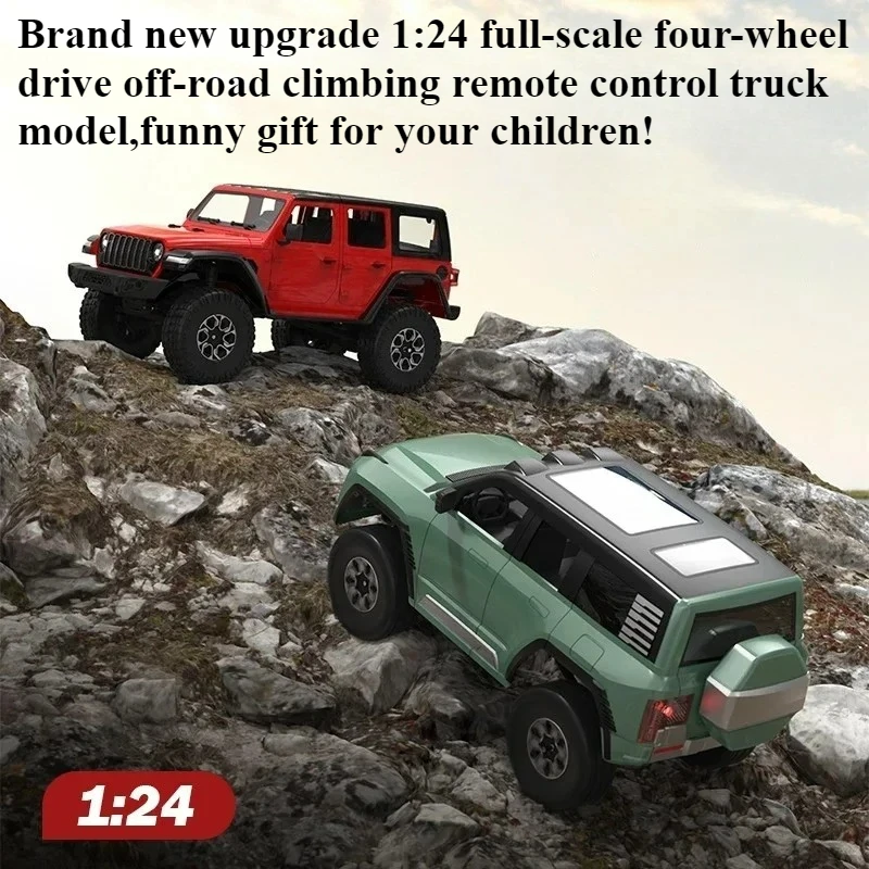 

Cool Stuff Toy Car Funny Gift-Kawaii 1:24 Full Scale Climbing Off-road Rc Truck,Remote Control Car Toy,Monster Truck,Kids Toys