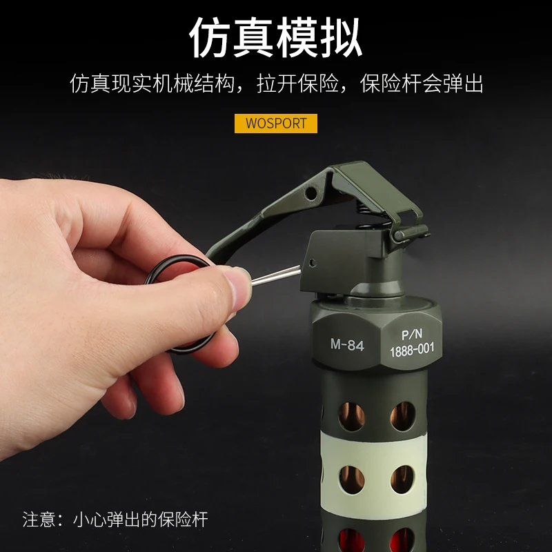 Flash Grenade Toy 1:1 Simulation Military Fan Model