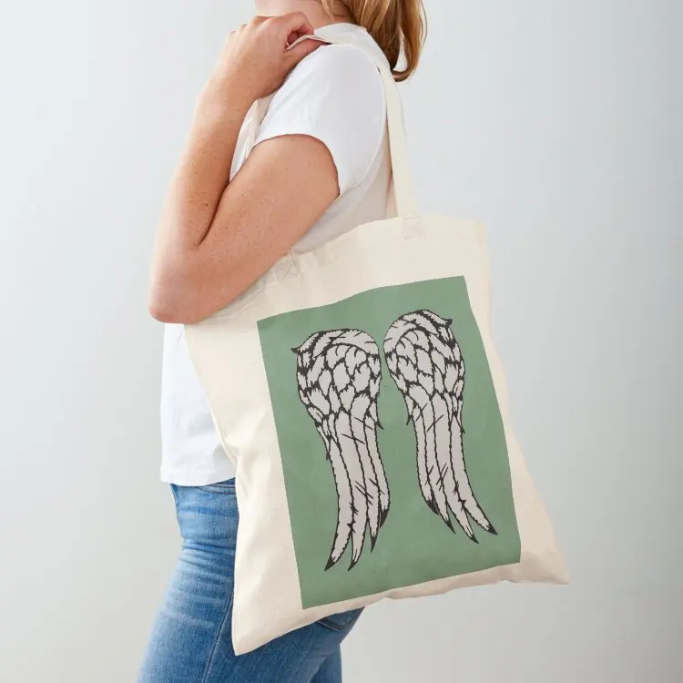 

Daryl Wings Tote Bag reusable grocery bags cute pouch bag Canvas stote bag tote men's