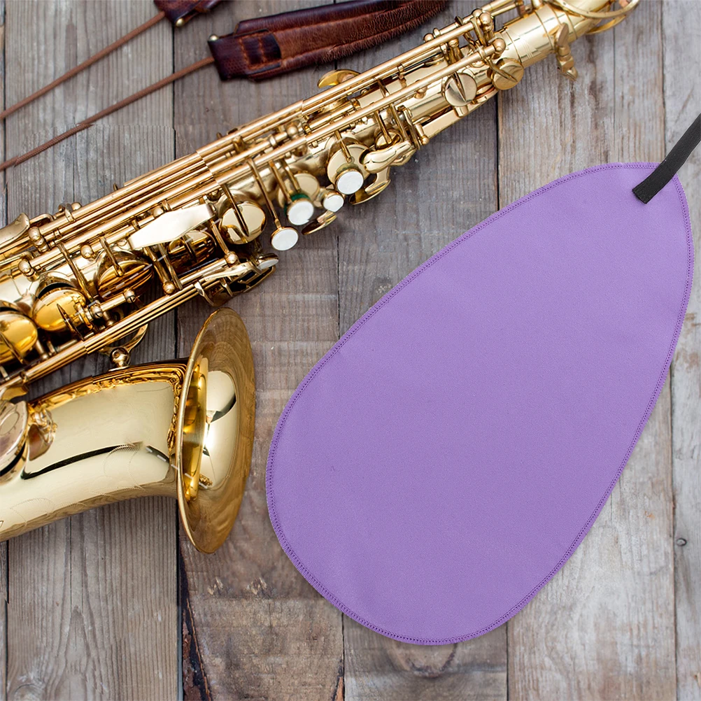 

2pcs Microfiber Saxophone Cleaning Cloth Fast Water Absorption Instrument Maintenance Tool Flute Clarinet Tube Cleaner