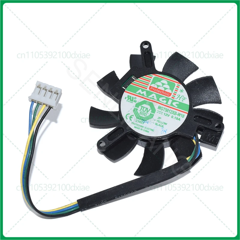 

3 шт. новый кулер для видеокарты MGT5012XB-W10 DC12V 0,19A четыре линии охлаждающий вентилятор для Magic