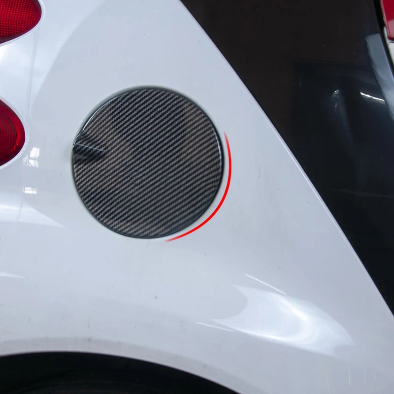 Fuel Tank Cap Cover Decoration Protective Shell Car Stickers For Mercedes Smart 451 Fortwo Exterior Trim Auto Refit Parts view 2