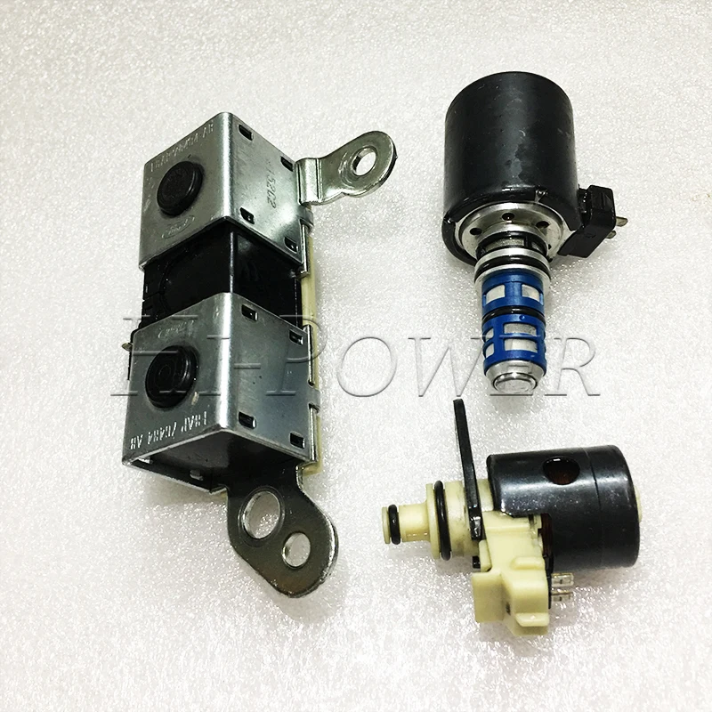 OEM 4R70W 4R75W 3PCS Transmission Solenoid kit Valve for Ford F150 Solenoid Set Shift / EPC / TCC 1998-2004 (99128)