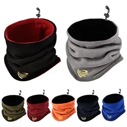 Winter Fleece Neck Gaiter Male Bandana Neck Warmer Windproof Tube Scarves for Face Soft Women Half Mask Snowboard