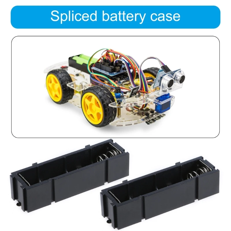 LR6 Battery Container Compartment for Physics Teaching and Electronic Devices