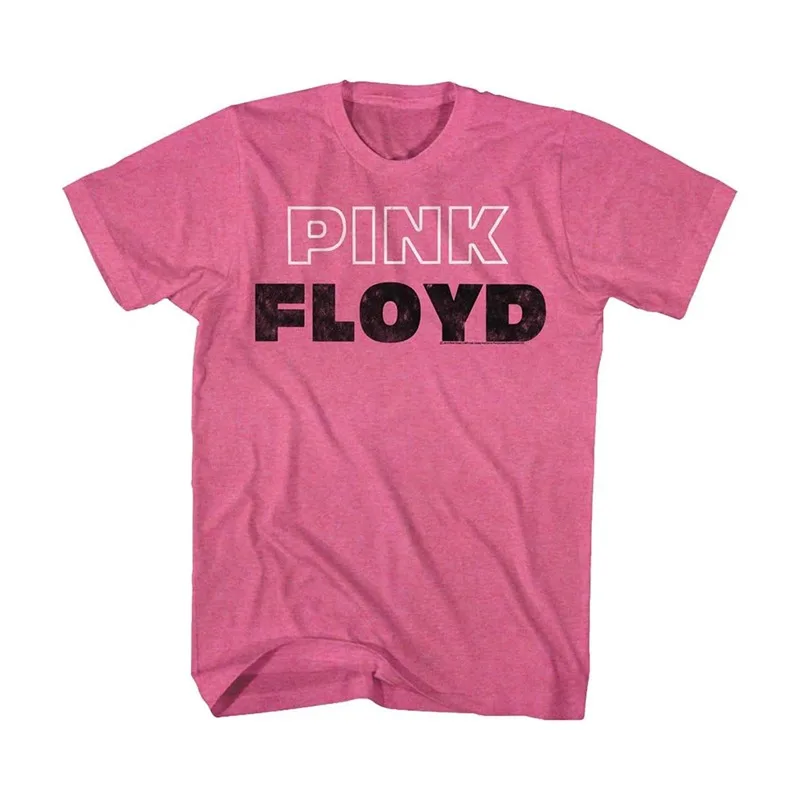 Top Pink Floyd Band Roger Waters Rock Retro Pink American Loose-Sleeved T-Shirt