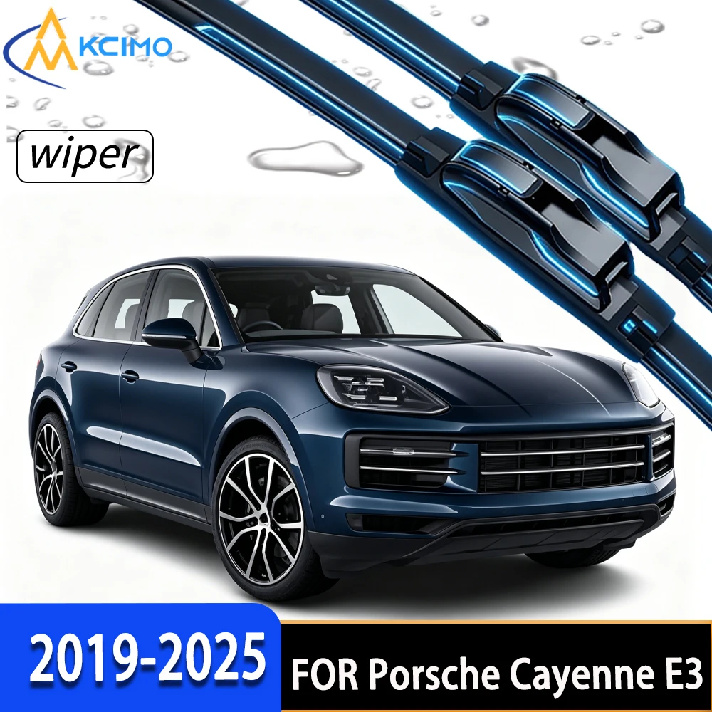 

Premium Front Windshield Wiper Blades Featuring Durable Rubber, Stable All-Weather Performance for Porsche Cayenne E3 2019-2025