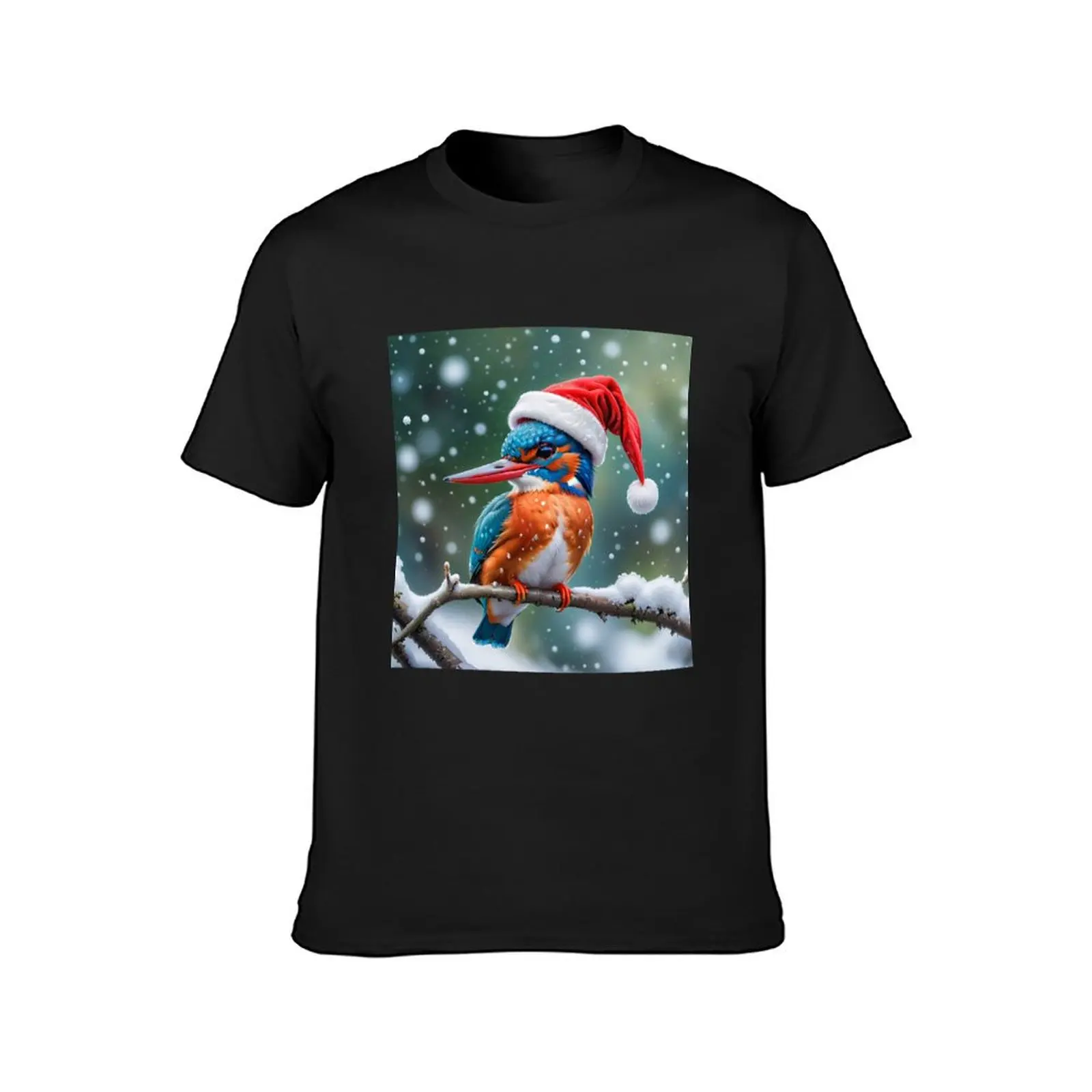 Christmas & Winter: Santa Kingfisher T-Shirt plus sizes animal prinfor boys sublime plus size tops t shirts for men