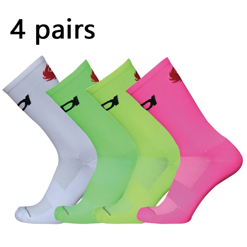 

Socks Compression Pair 4 Bicycle 2023 Nurse New Road Bicycle Bicycle Running Fun Brand calcetines hombre futbol