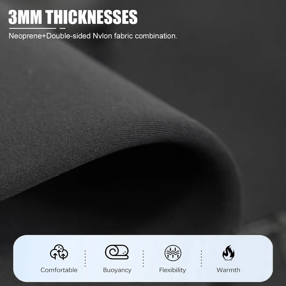 3 mm Damen Shorty Neoprenanzug Neopren Einteiler Sport Badeanzüge Reißverschluss hinten Taucheranzug Schnorcheln Surfen Kajakfahren Kurzarm – Detail 5