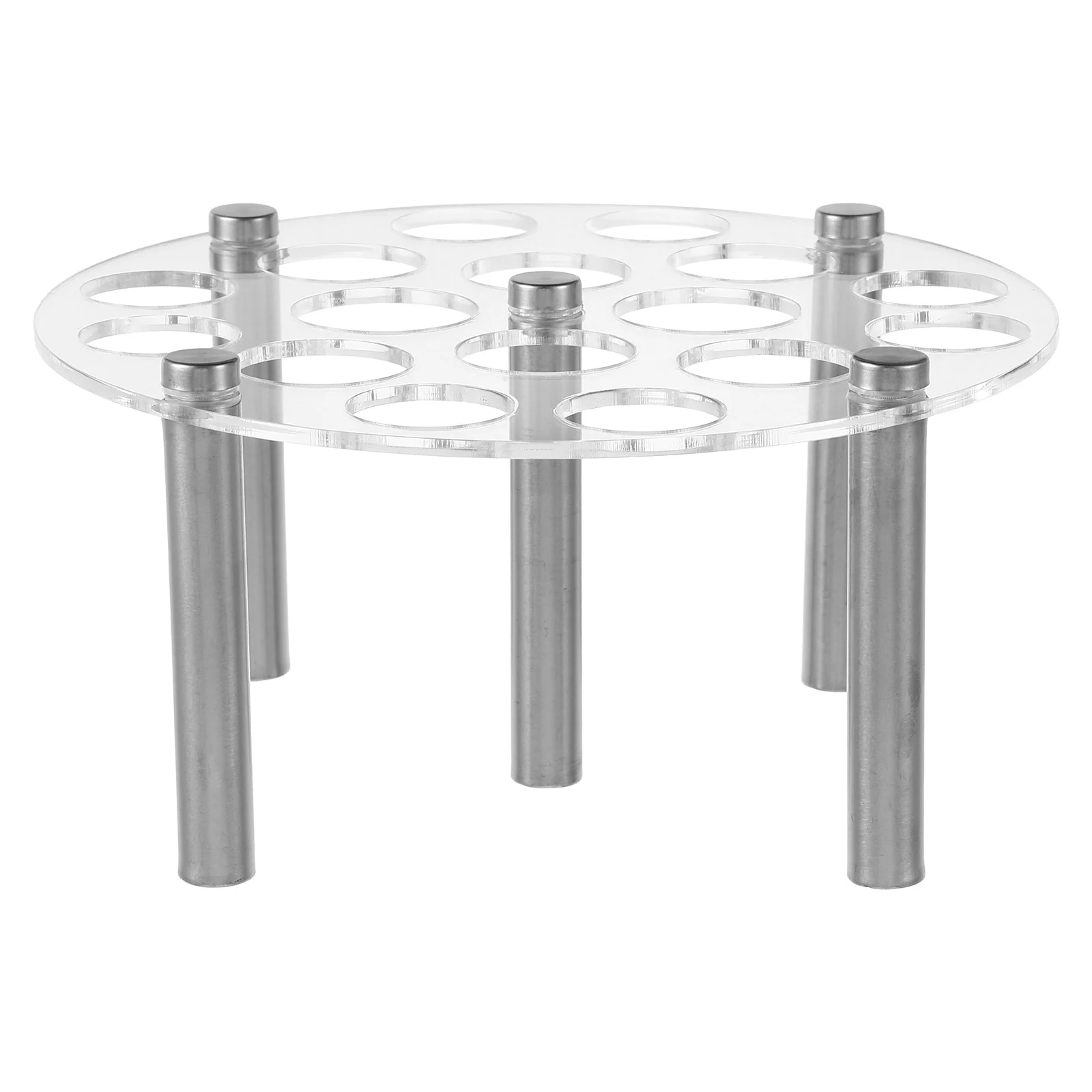 

Round Acrylic Display Stand for Resin Chess Molds Holder Creative DIY Chess Piece Casting Craft Supplies Epoxy Resin Mold Stand