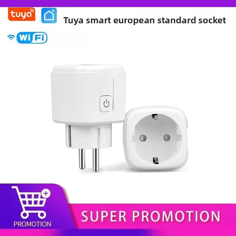 

EU Socket 16A/20A Wifi Plug Power Outlet Alexa Google Home for Tuya Smart Life APP Remote Voice Control Ailce Yandex