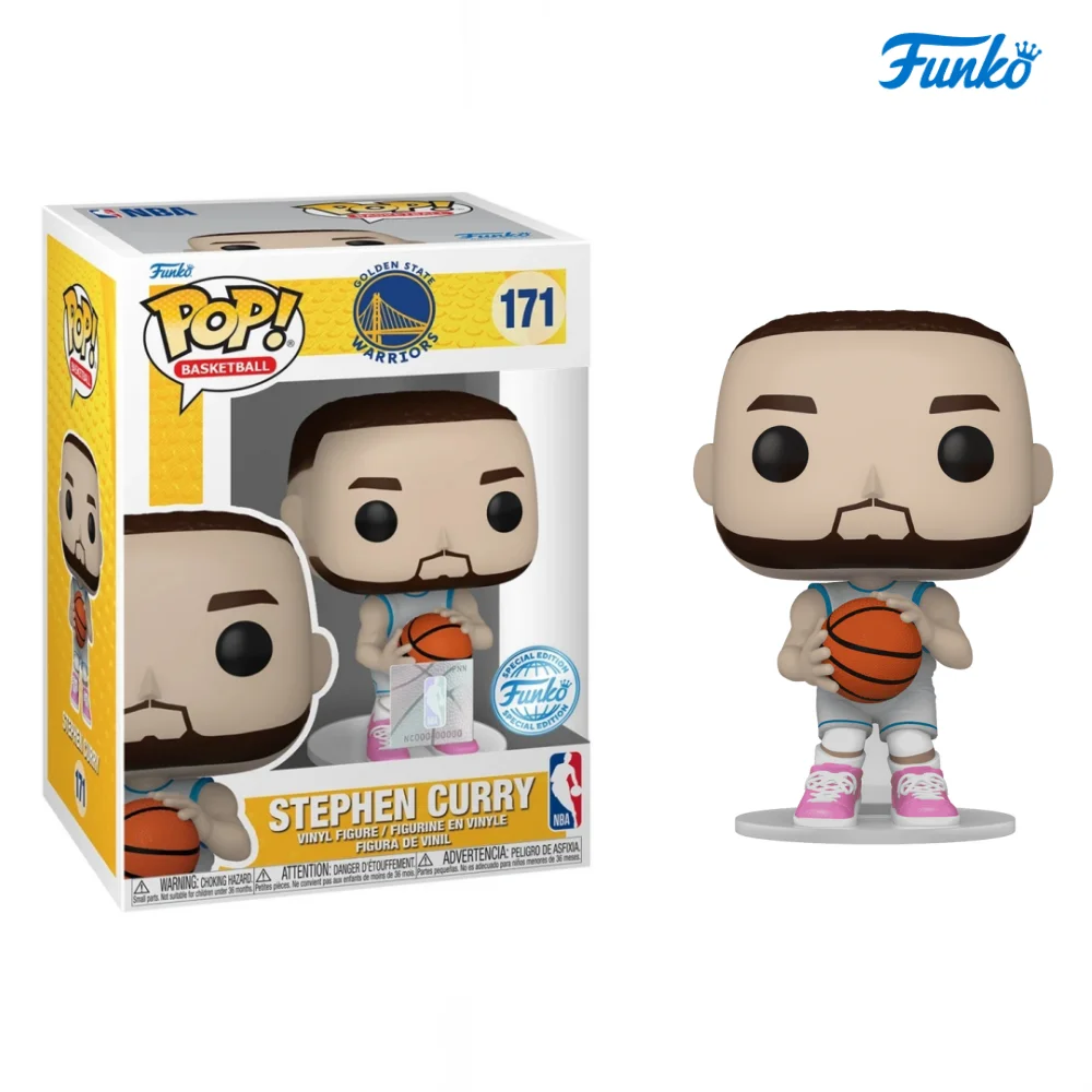 Funko Pop NBA أرقام ستيفن كاري 2022 كل النجوم تمثال فينيل الشكل جمع سطح المكتب الديكور لعبة مجسمة للأطفال هدية