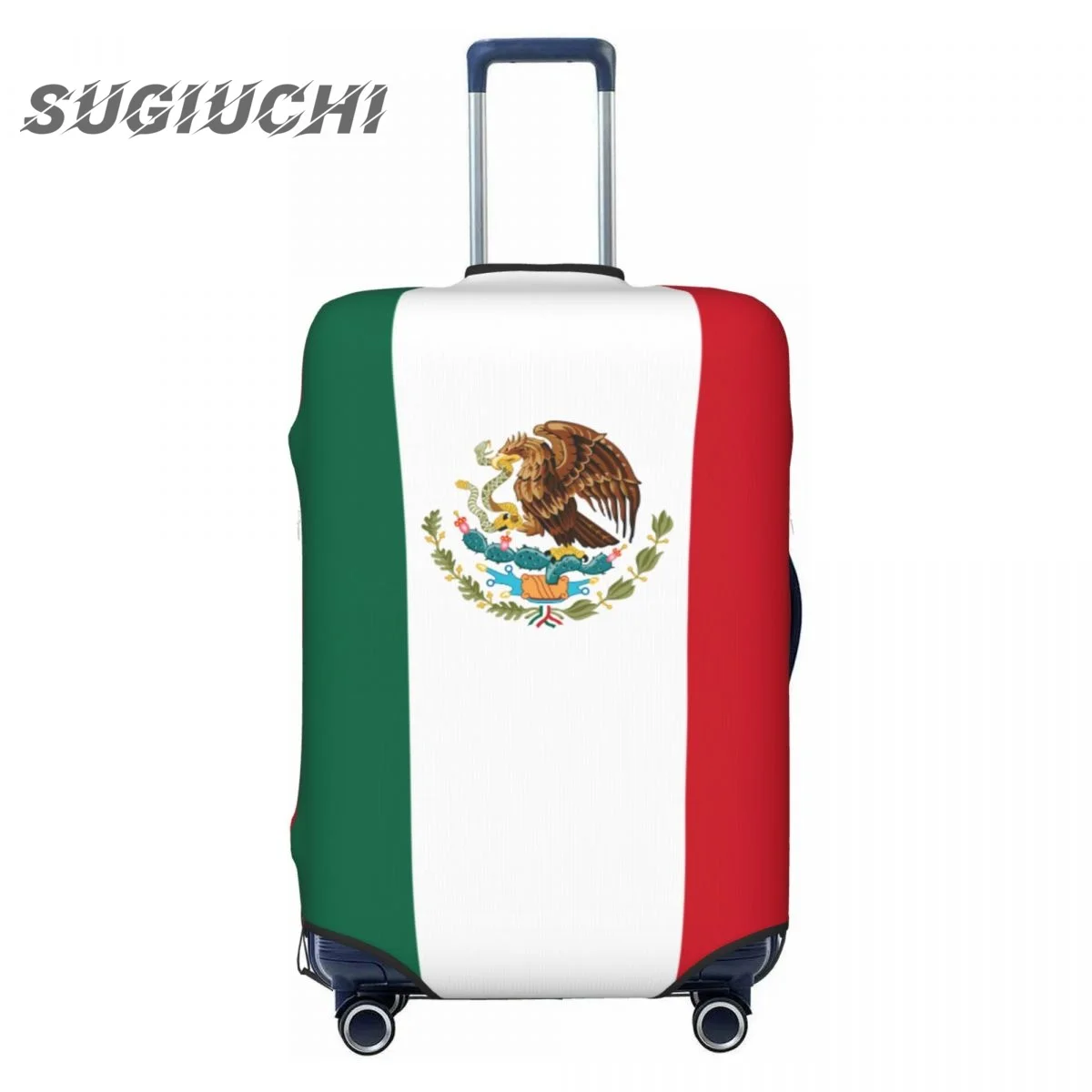 

Mexico Country Flag Luggage Cover Suitcase Travel Accessories Printed Elastic Dust Cover Bag Trolley Case Protective