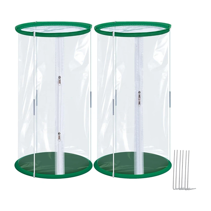 

2Pcs PVC Mini Greenhouse, 23.6 X 11.8Inch Transparent Flower Plant Mini Greenhouse Cover, Portable Plant Protector