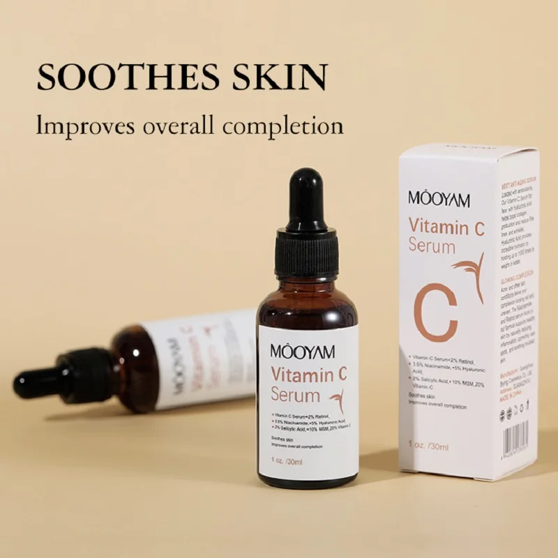 30ml Vitamin C Whitening Serum Facial Serum Hyaluronic Acid Essence Korean Skin Care Products