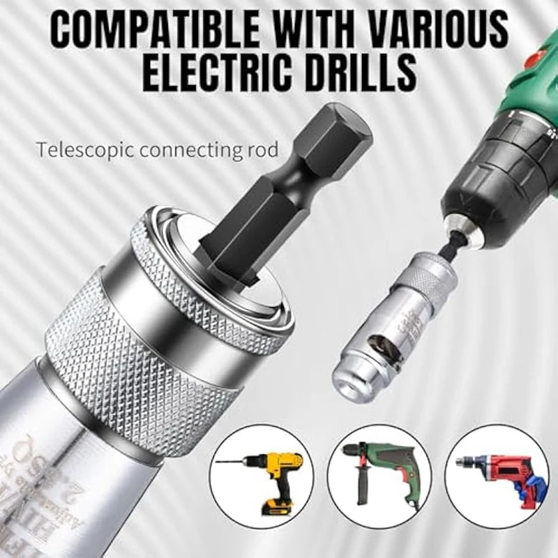 ABHU 2 قطعة أداة تجريد الأسلاك من سبائك الألومنيوم، أداة لف الأسلاك السريعة للحفر، أداة تويست الأسلاك الكهربائية، 2.5SQ