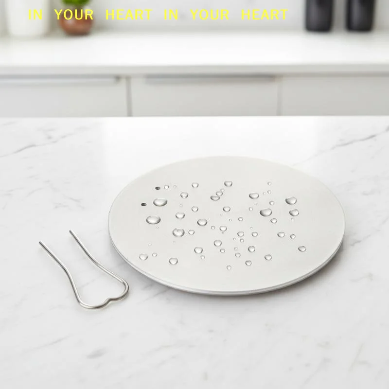 【X】Kitchen Heat Diffuser Plate Anti Scald Handle Stainless Steel Induction Plate