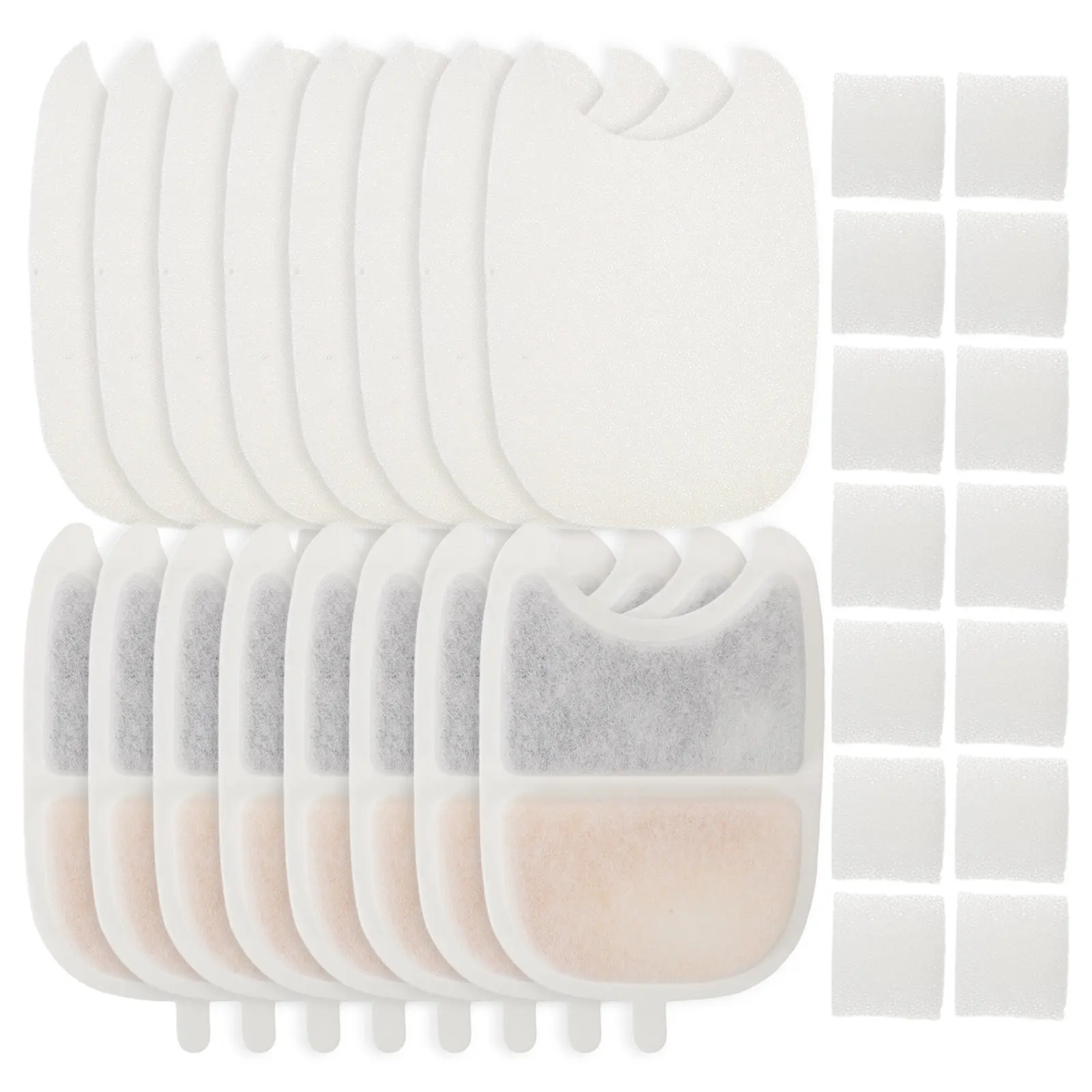 

36 шт. фильтров для фонтанчиков для кошек: сменные фильтры для фонтанчиков для домашних животных, совместимые с диспенсерами для воды для кошек и собак.