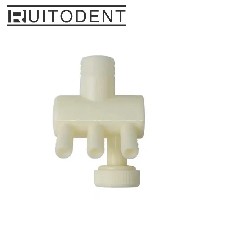 

2PCS Dental Chair Accessory Spare Part Sewage Pipe Sewer Tee Multi-way Connector