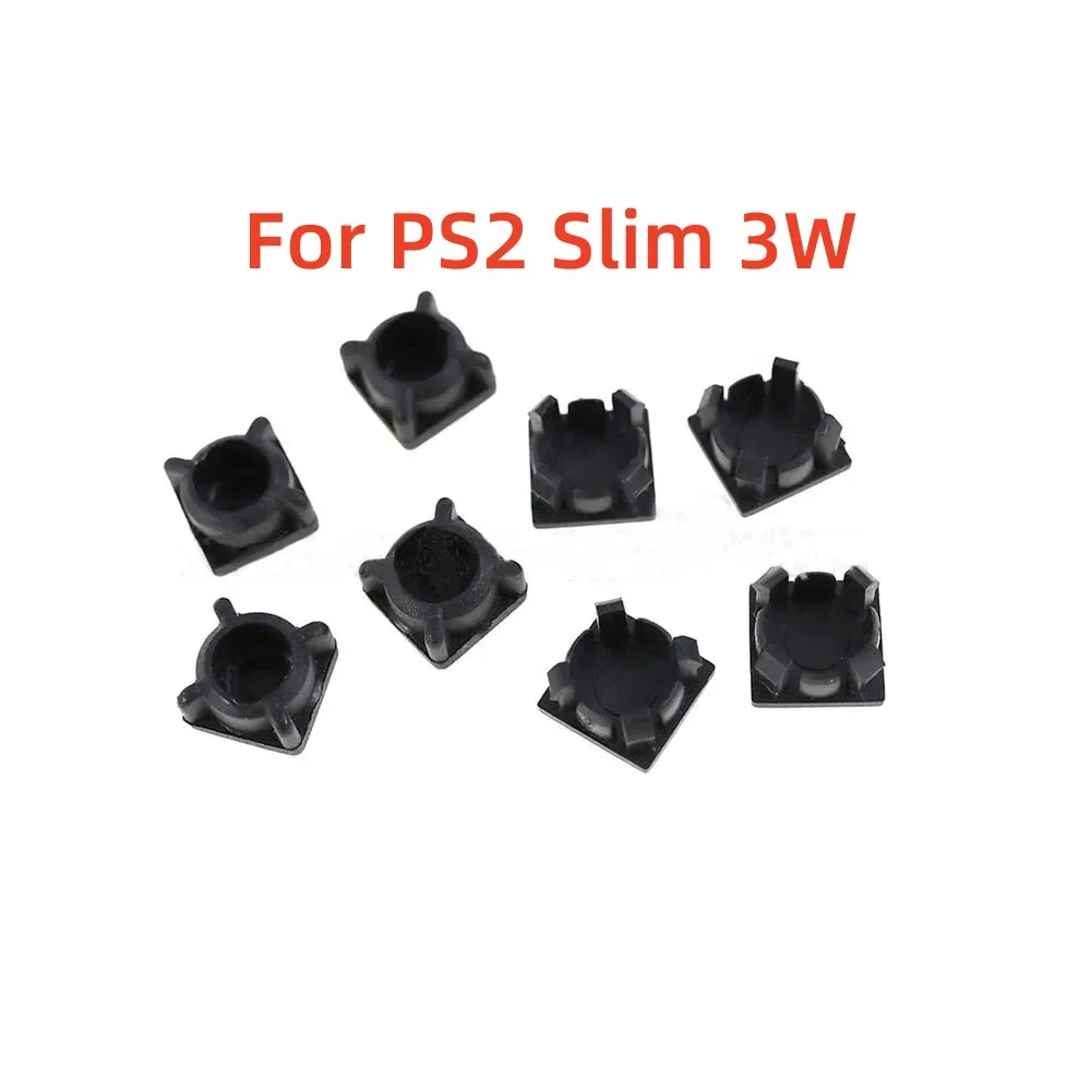 Dust cover For PS2 Slim 3W console Rubber Feet For PS2 Slim 3W Plastic Button Cap Cover Set Repair Accessories