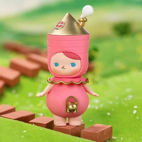 

Original Pucky Three Little Pigs Series Blind Box Guess Bag Mystery Box Toys Doll Cute Anime Figure Desktop Ornaments Gift