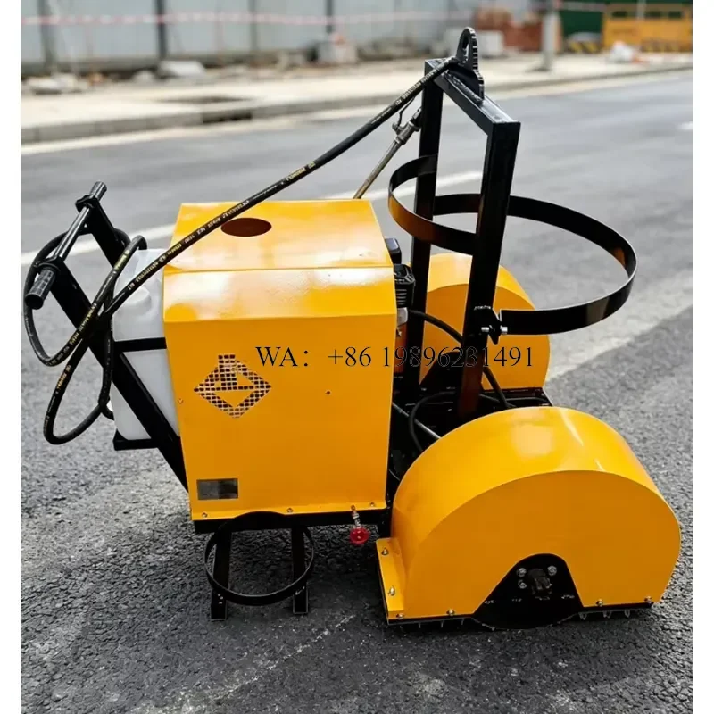 Wmwmnu for LONGSHUN LS-330 Hand Push Asphalt Crack Sealer Mini Bitumen Sprayer for Road Repair