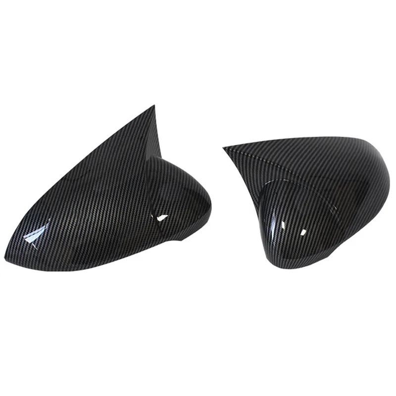 ل17-19 فولكس فاجن ماجوتان B8 عكس غطاء مرآة ، غطاء مرآة الرؤية الخلفية على شكل قرن ، لاصق الديكور الخارجي #4