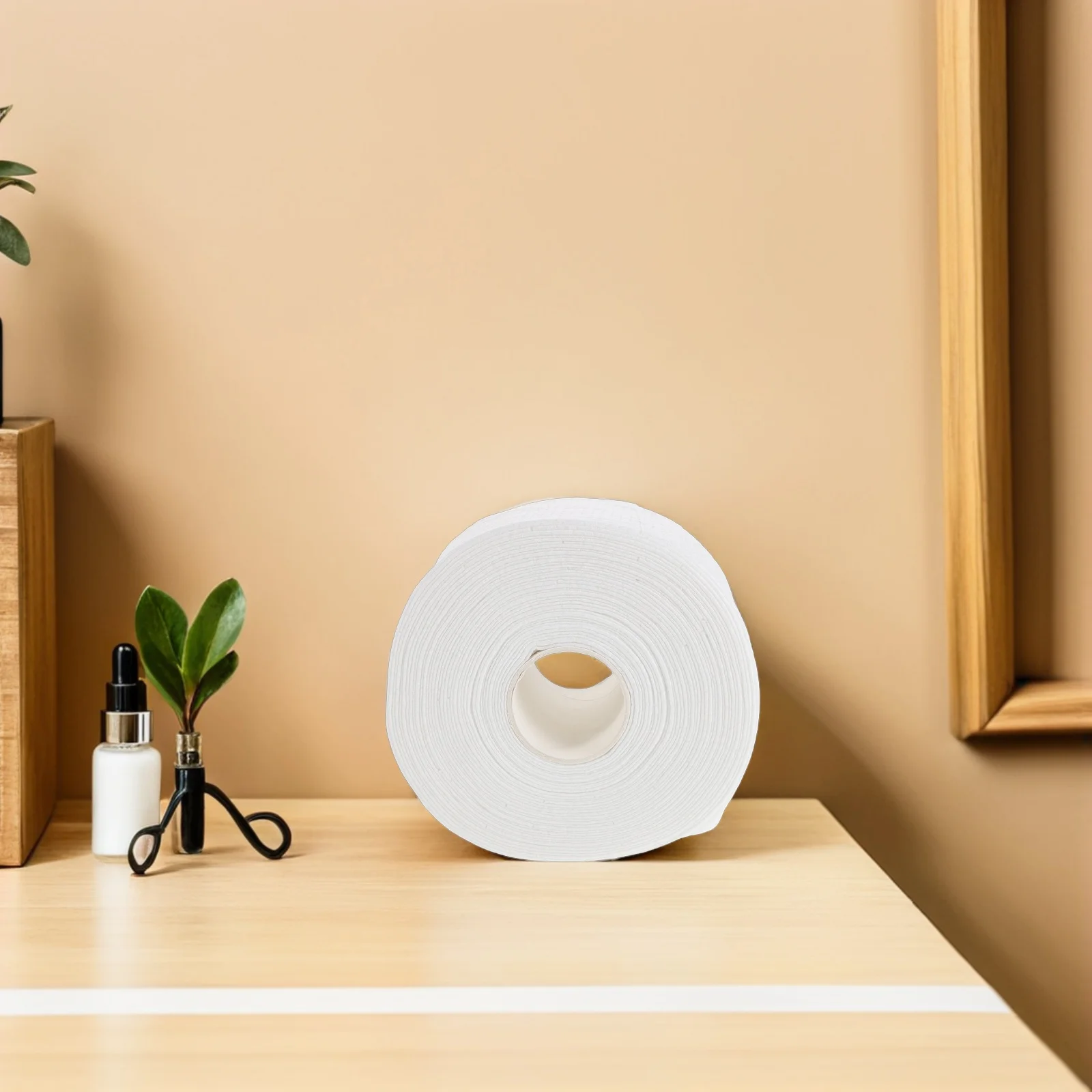 

Thickening Disposable Face Towels Soft Cotton Makeup Removal Pads Large Roll Format for Travel and Touchups Towels for Face