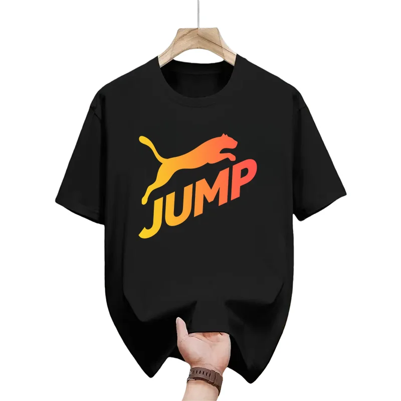 

2026 New Model Men's Fashionable Paris Brand Printed T-shirt, Pure Cotton Round-neck Casual Urban Style, High-quality PremiumY2K