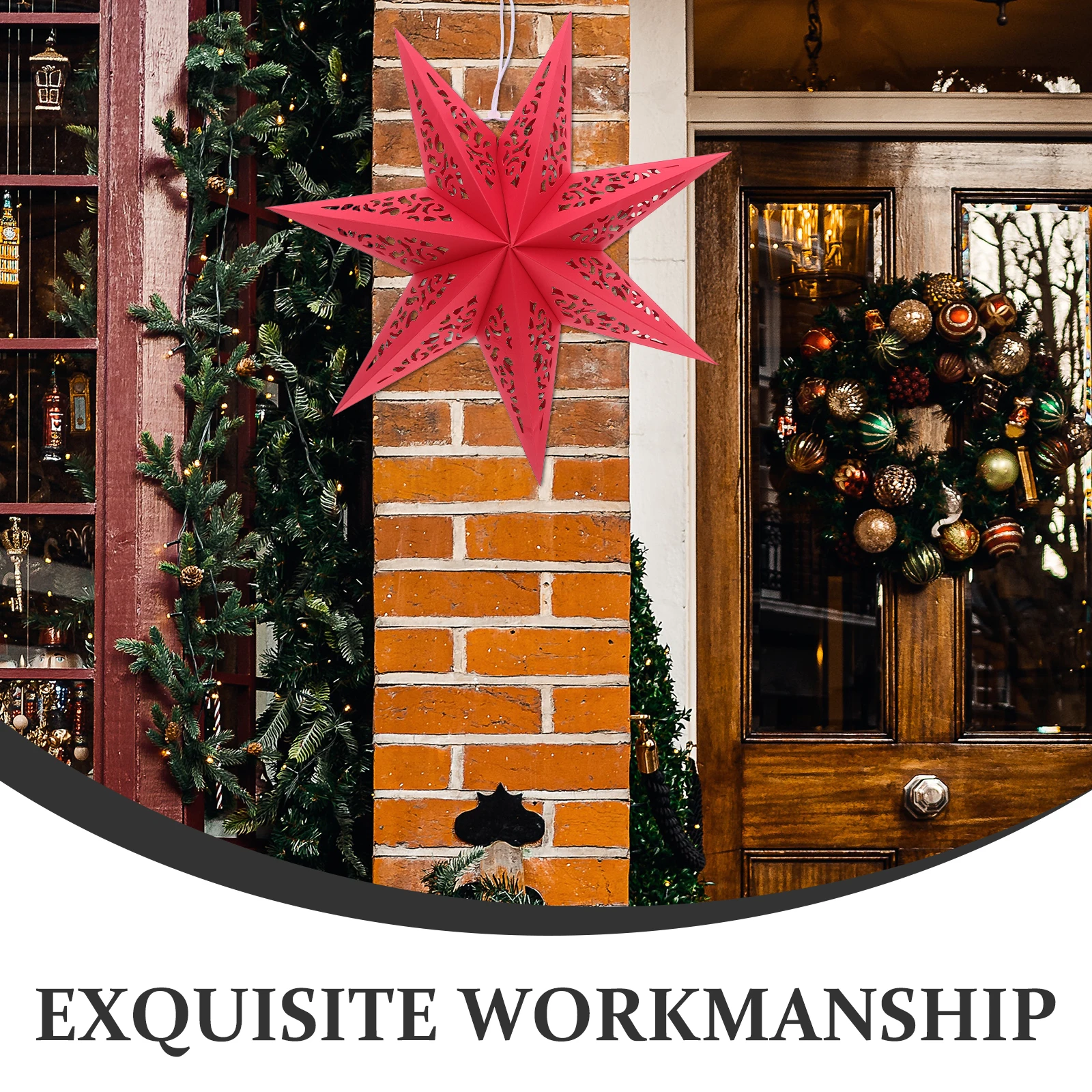 

3pcs Star Paper Lanterns: Hollow out Star Lampshade Light Cover for Holiday Party Weddings Birthdays Christmas Lantern Lampshade