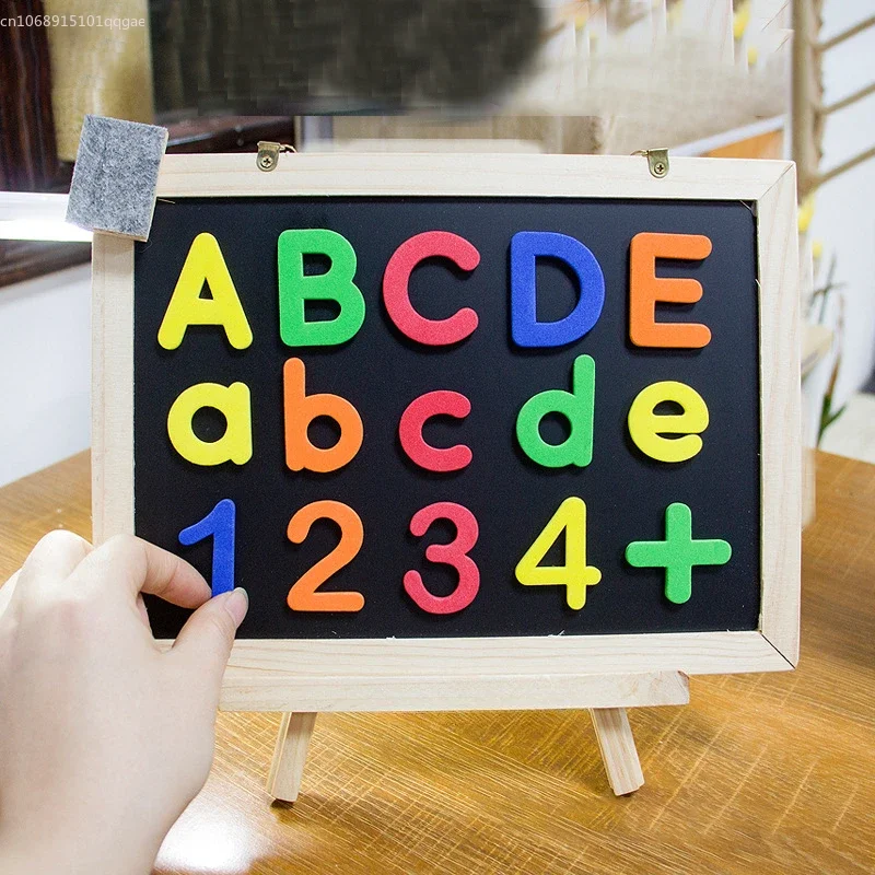 Magnetic English Letters Magnetic Stickers Digital Refrigerator Stickers Educational Children's Toys Home Decoration