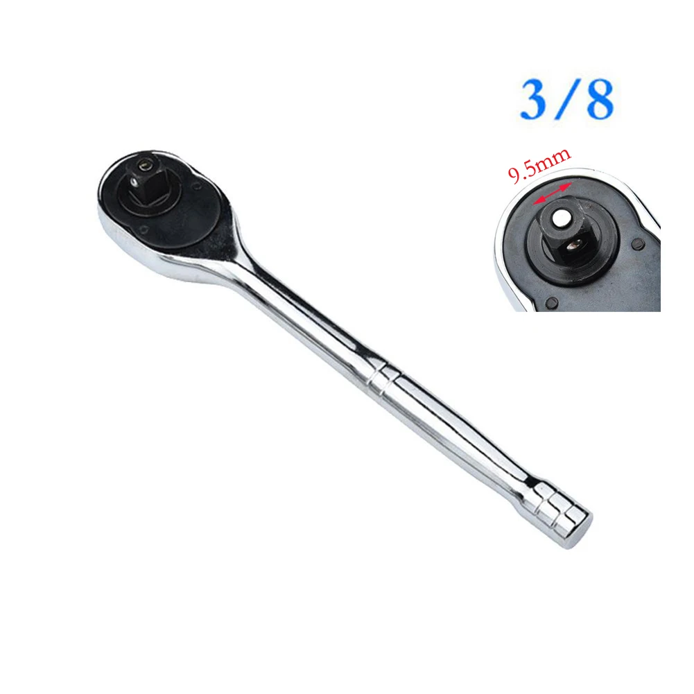 24 Teeth Quick Release Ratchet Wrench 1/4 3/8 1/2 High Torque Ratchet Wrench Square Head Ratchet Wrench Spanner Hand Tool