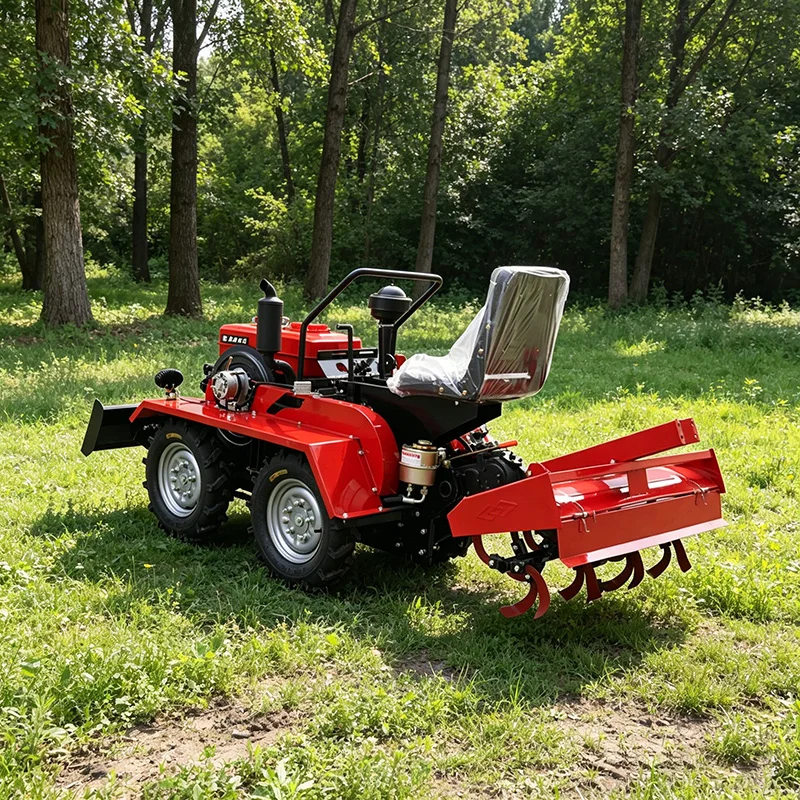 

Customized Cost Effective Four Wheel Rotary Tiller, Wheel Cultivator & Four Wheel Tractor for Plowing