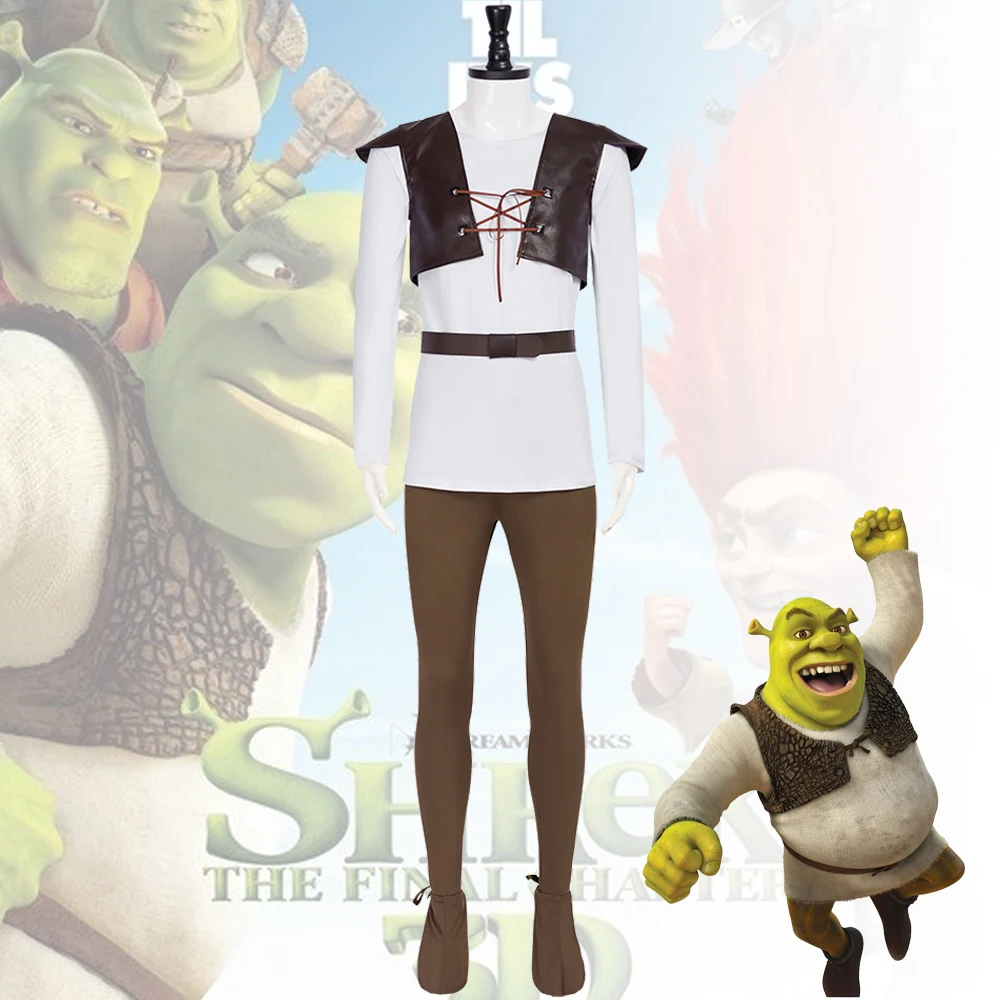 

Монстр Шрек живой экшн косплей костюм Шрек фильм косплей Хэллоуин сценический костюм