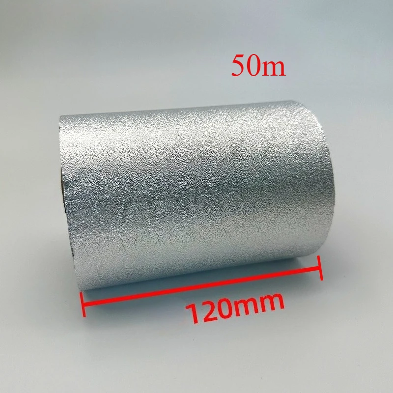 Embossed Hair Foil Roll, Easy-to-Use Salon Aluminum Foil for Perm & Dyeing, Dispenser Box Packaging