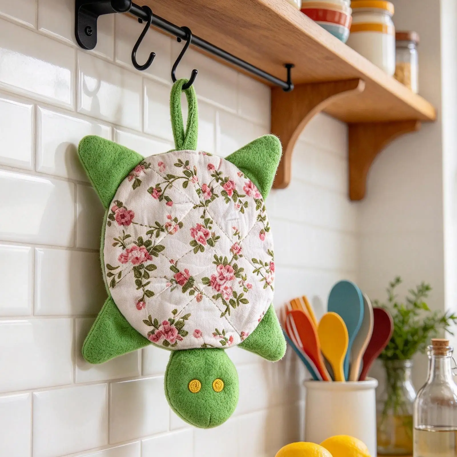 Foot Mops For Floor Cleaning Washable Reusable Hands-Free Turtle Floor Mop Household Scrubber Cleaning Cloth For Office Bathroom