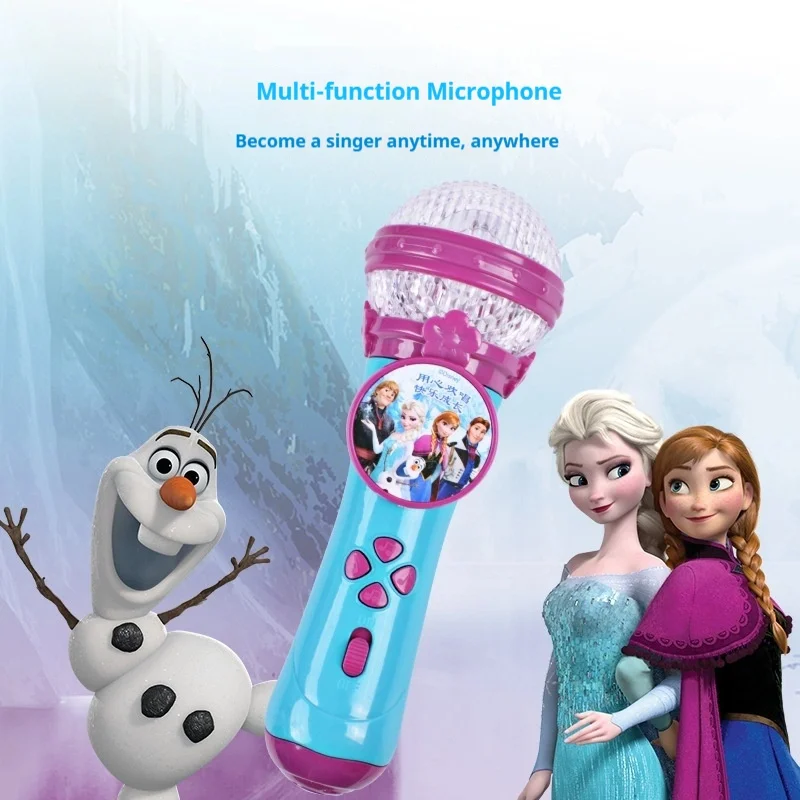 

Красивые девушки принцесса Минни поющий микрофон игрушки музыкальный детский микрофон «Холодное сердце» детская песня игрушка для девочек рождественские подарки для девочек